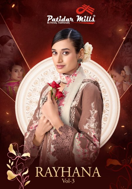 Rayhana Vol 3 By Patidar Cotton Printed Dress Material 